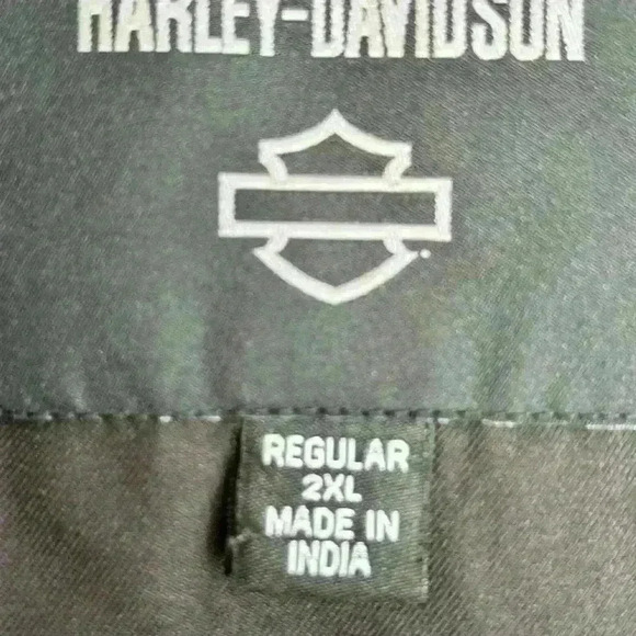 Women's Checkerboard Coaches Harley Davidson Jacket Size 2XL - Picture 5 of 5